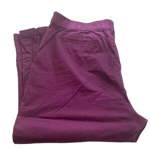 Croft & Barrow Purple Capris